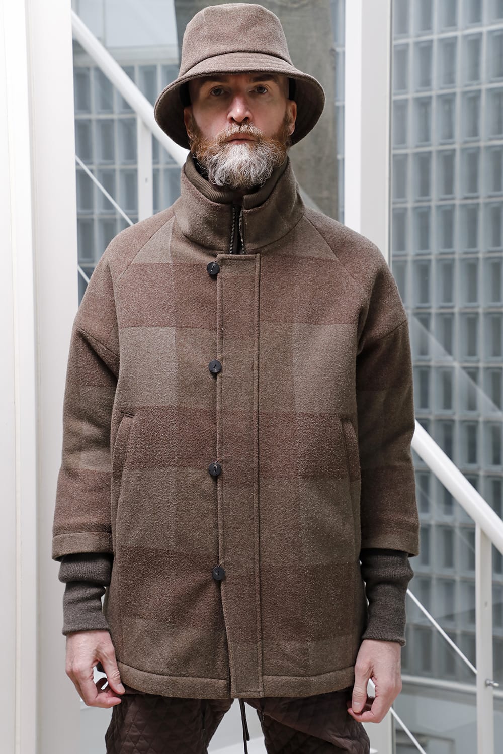 L7 coat wool needle punch