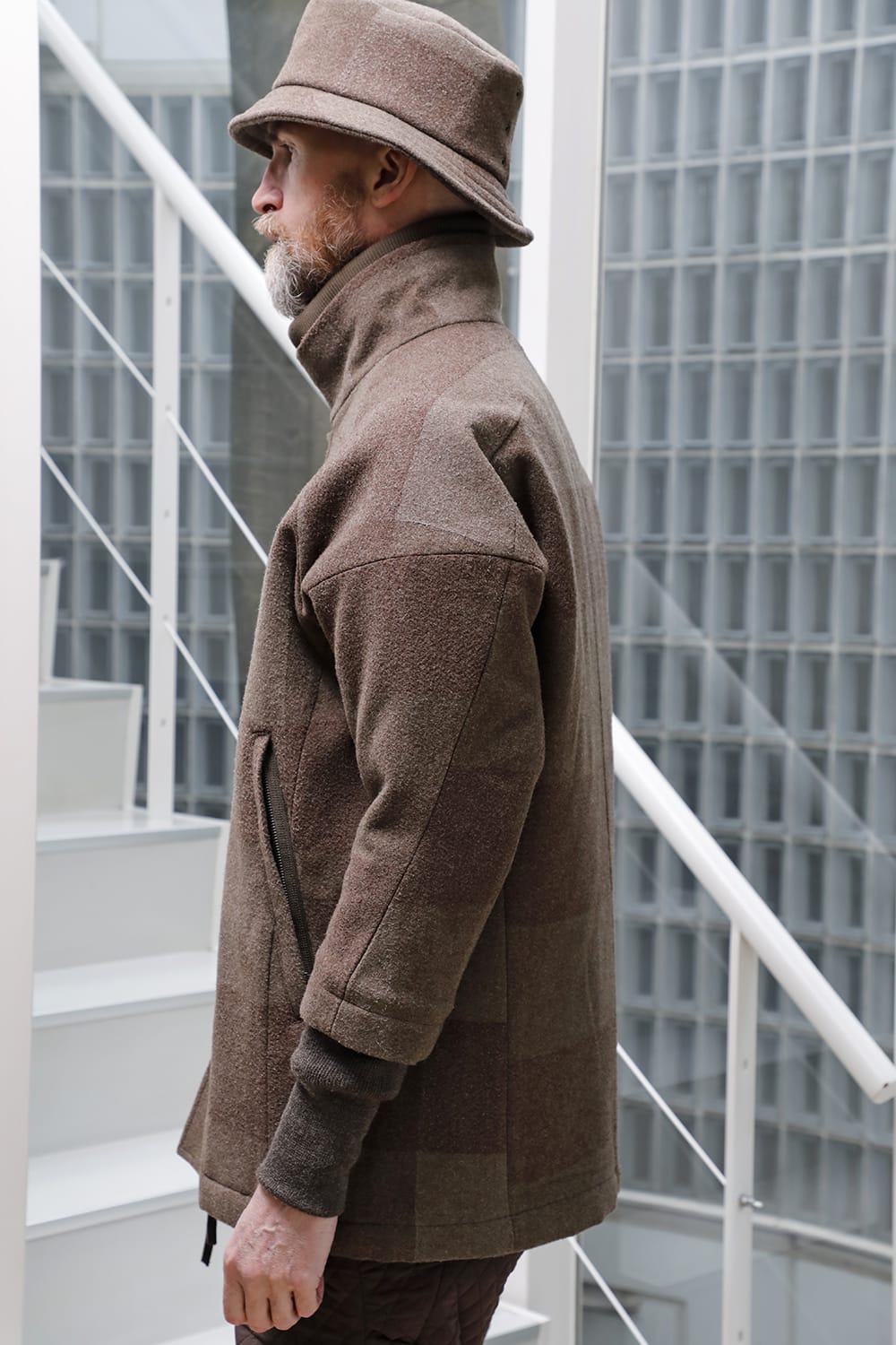 L7 coat wool needle punch