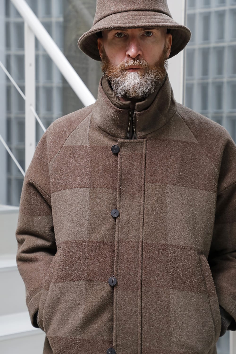 L7 coat wool needle punch