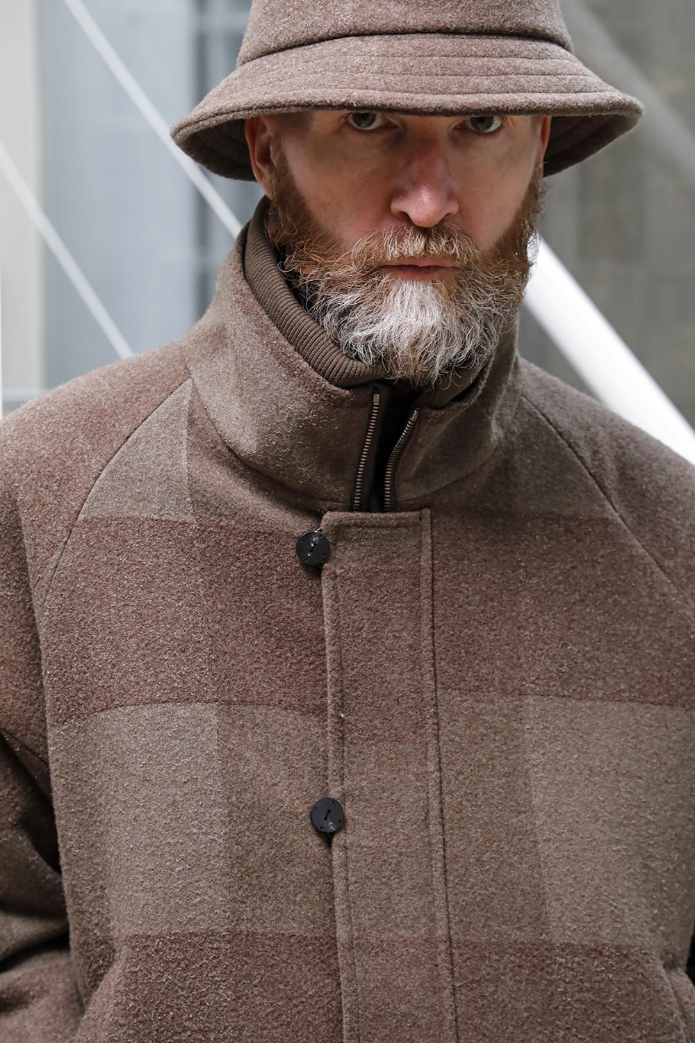 L7 coat wool needle punch