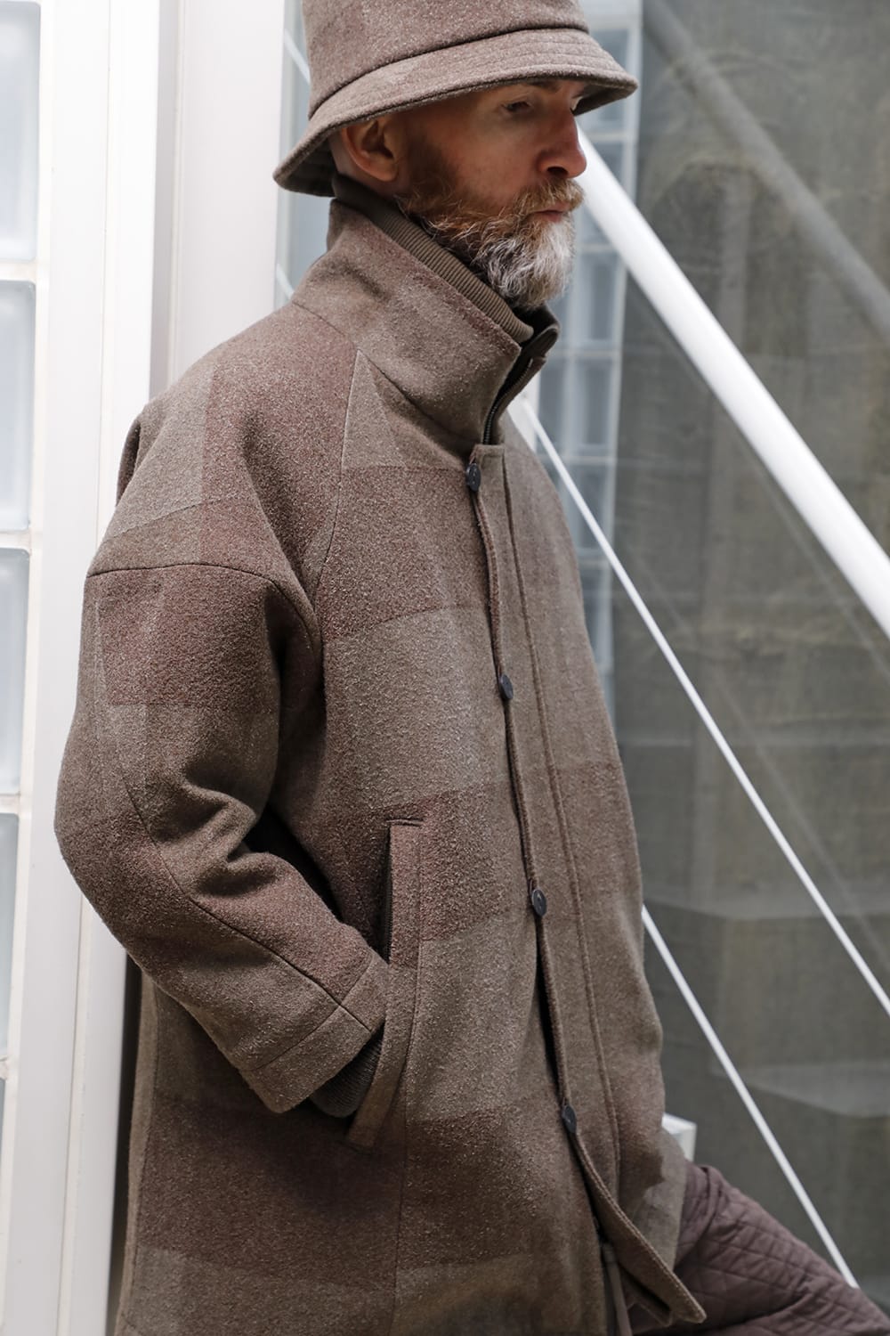 L7 coat wool needle punch