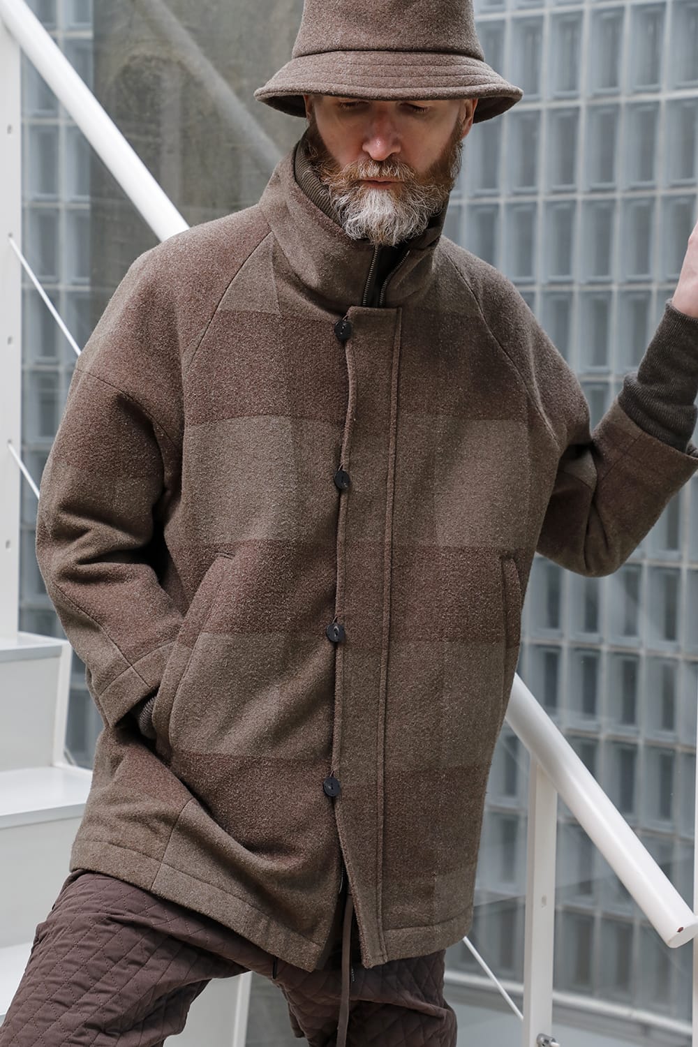 L7 coat wool needle punch