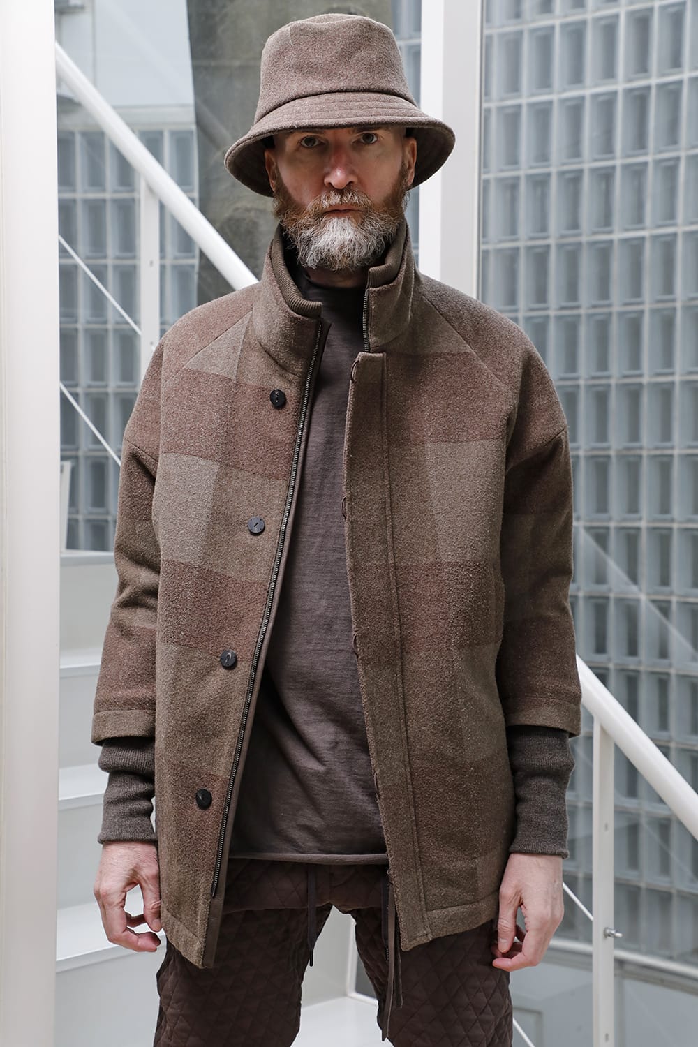 L7 coat wool needle punch