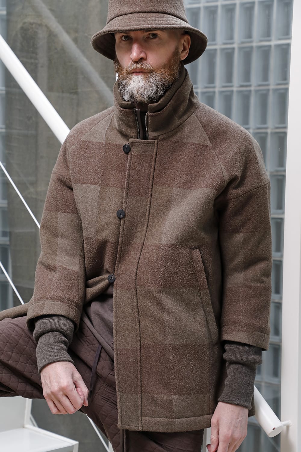 L7 coat wool needle punch