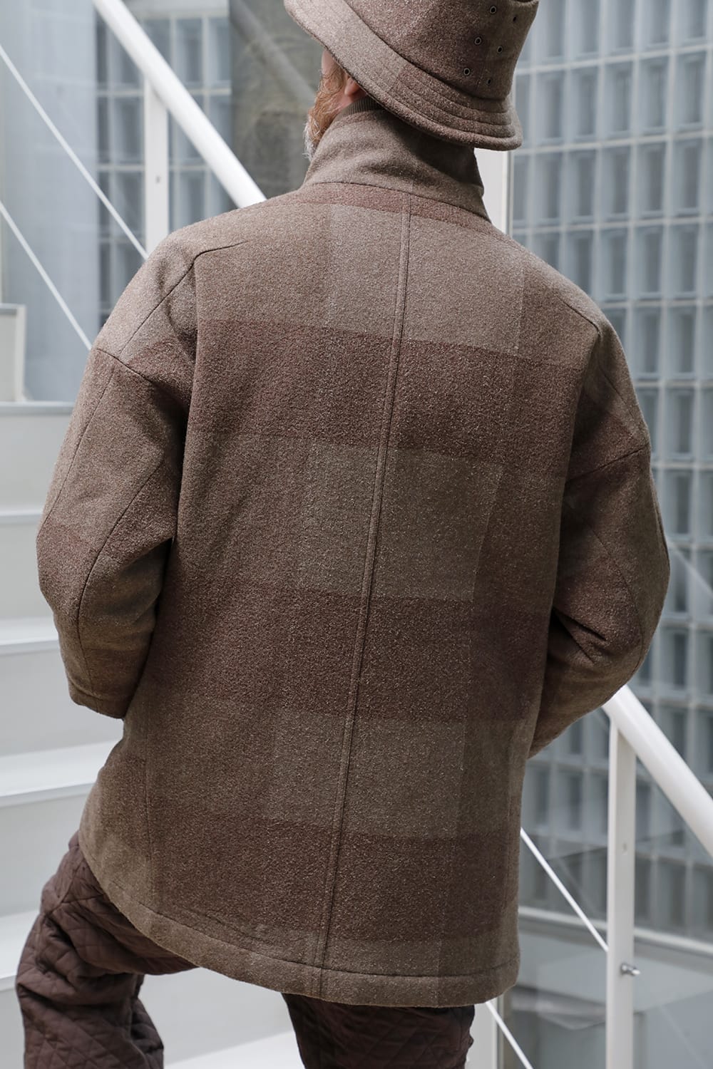 L7 coat wool needle punch