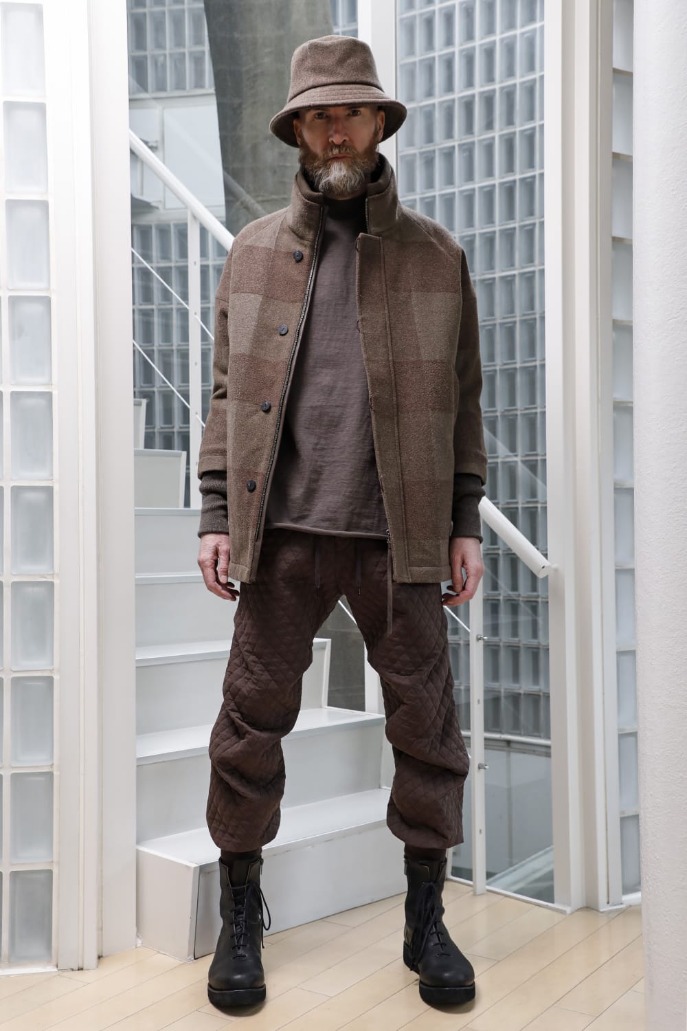 L7 coat wool needle punch