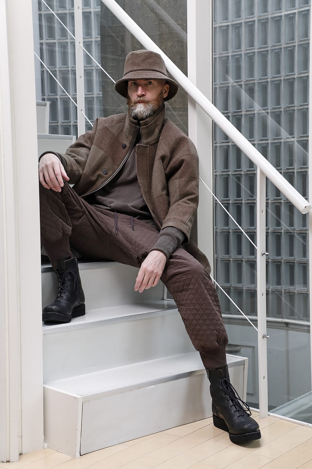 L7 coat wool needle punch