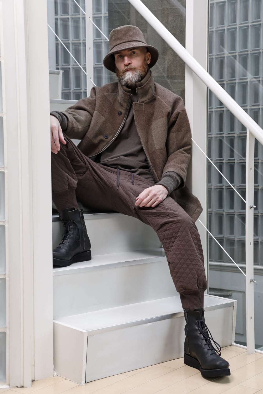 L7 coat wool needle punch