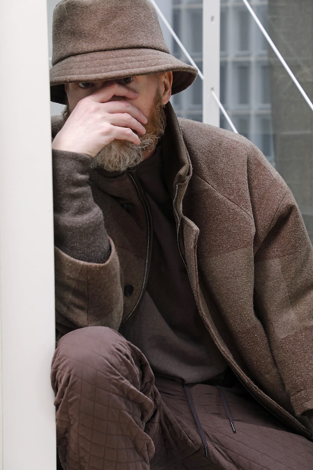 L7 coat wool needle punch