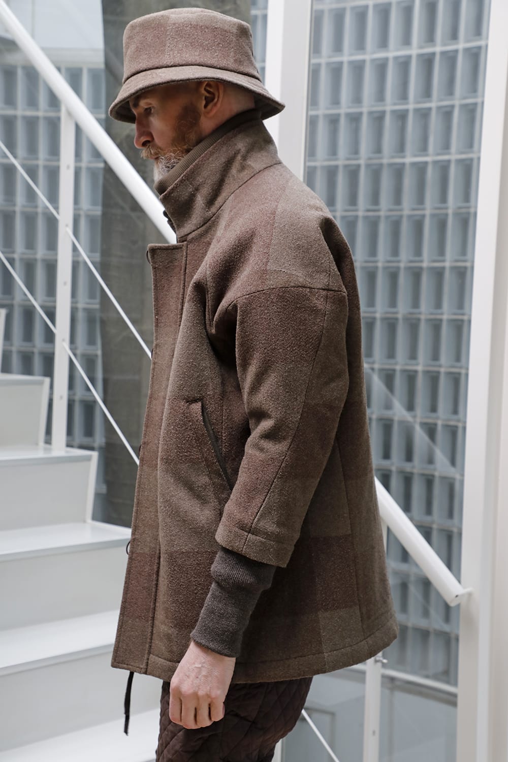 L7 coat wool needle punch