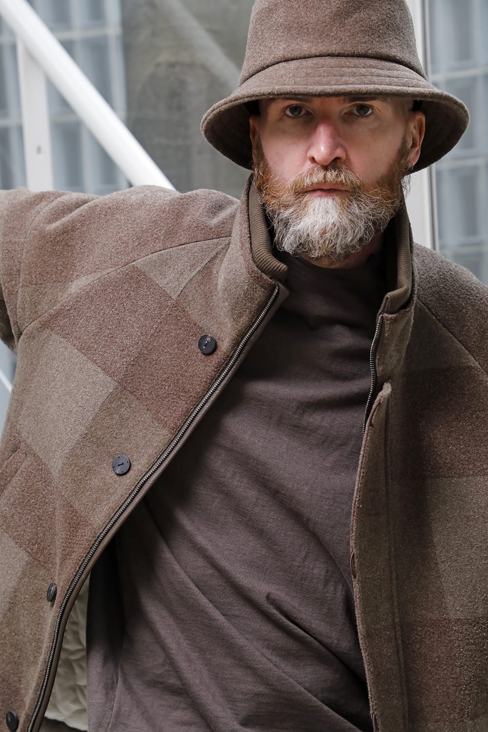 L7 coat wool needle punch