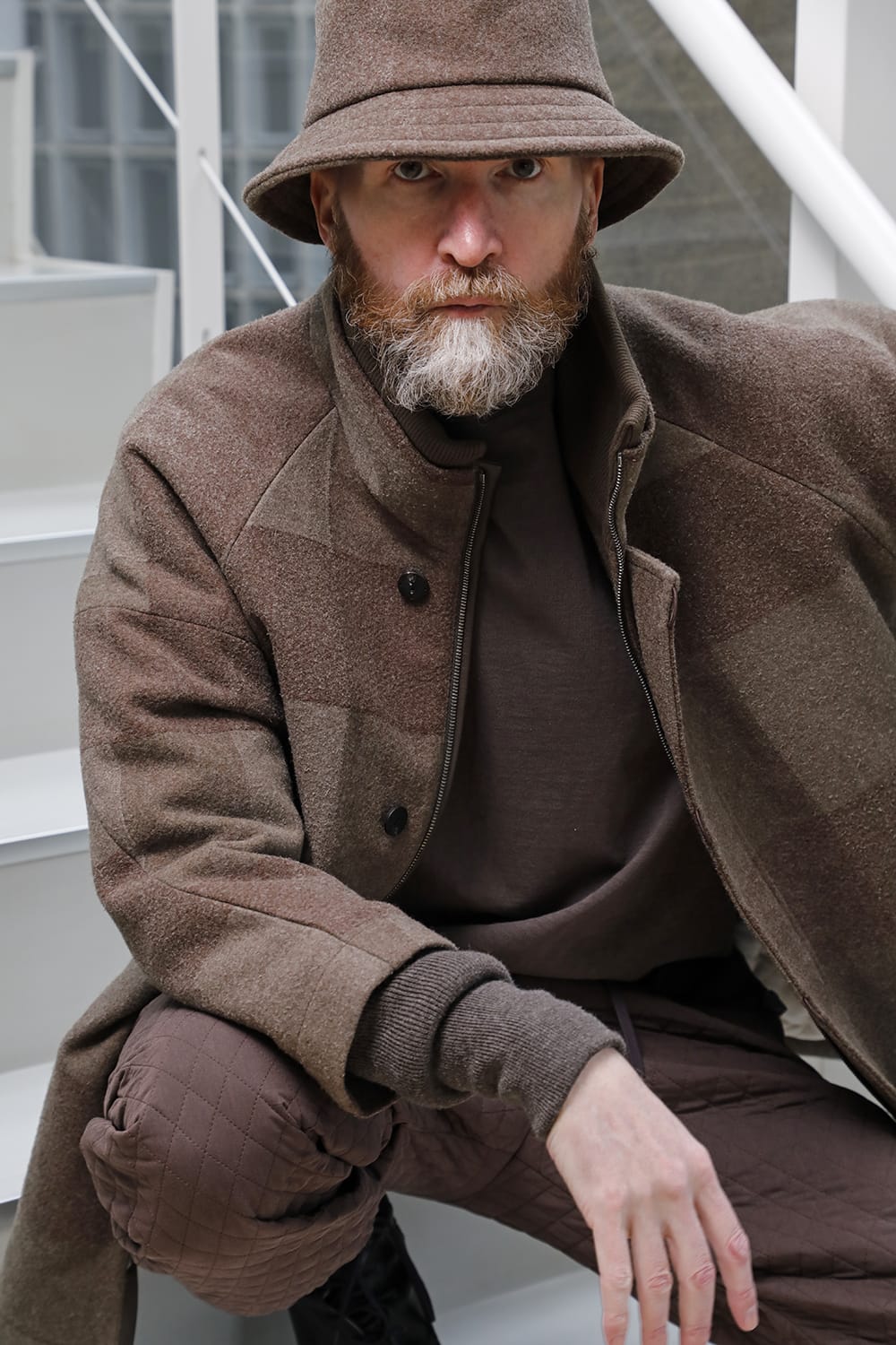 L7 coat wool needle punch