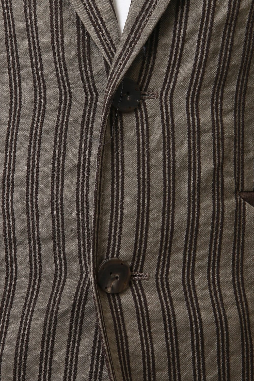 Jacket Cotton ramie stripe