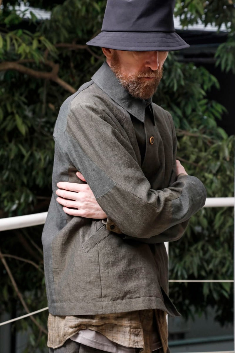 ジャケット リネンコンビネーション