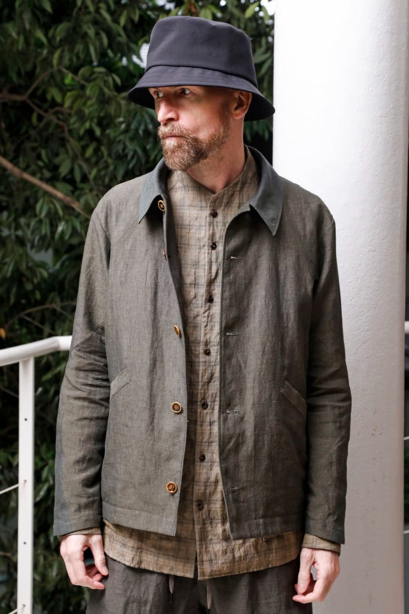 ジャケット リネンコンビネーション