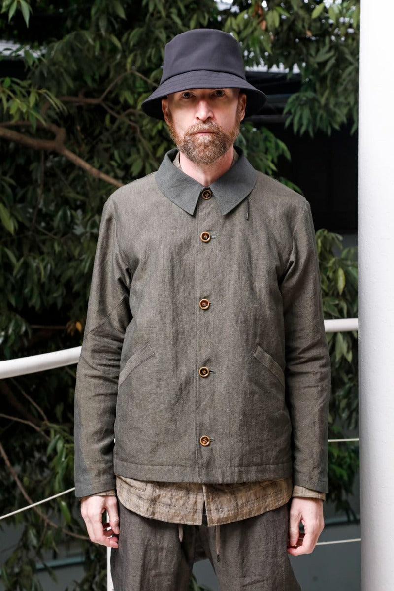 ジャケット リネンコンビネーション