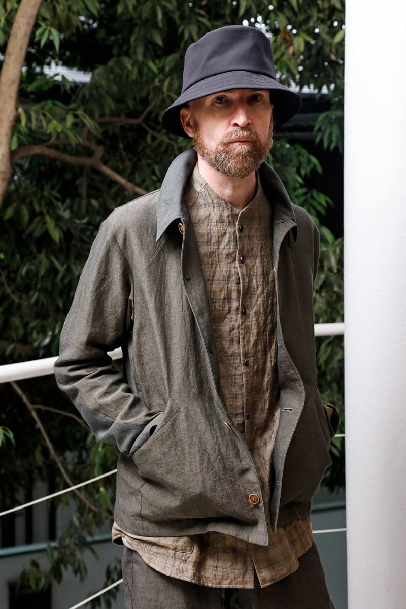 ジャケット リネンコンビネーション