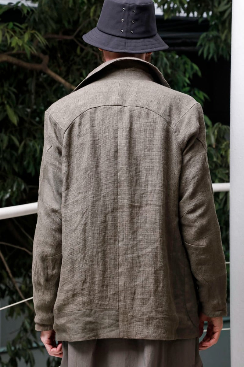 ジャケット リネンコンビネーション