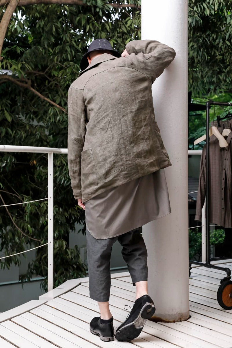 ジャケット リネンコンビネーション