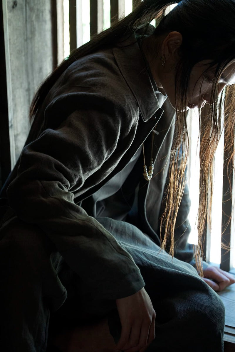 ジャケット リネンコンビネーション