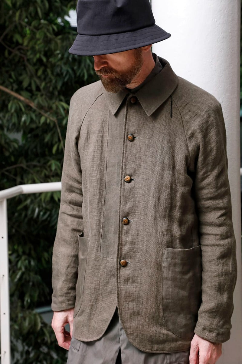 ジャケット リネンコンビネーション