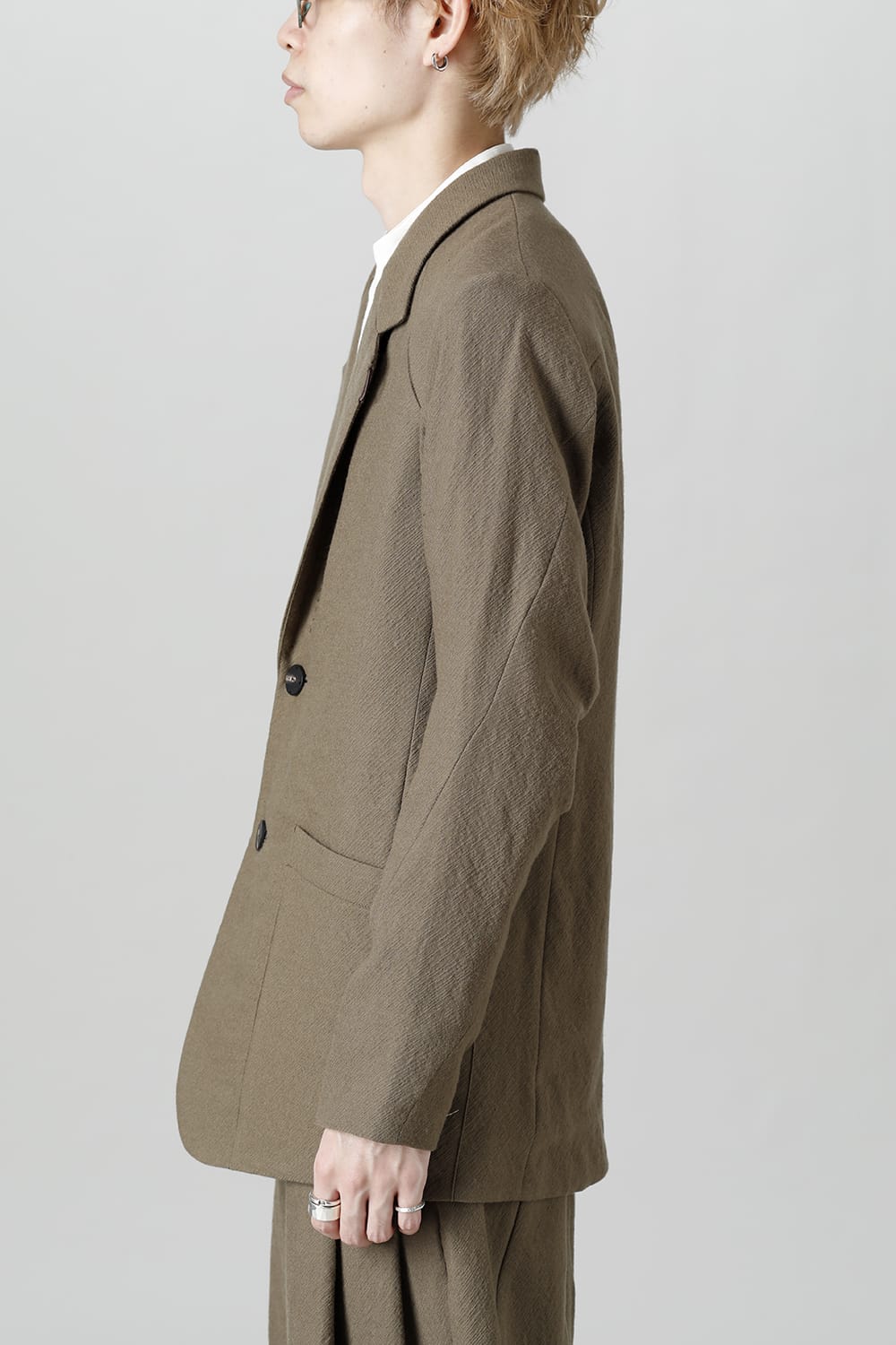 FASCINATE Limited Jacket Virgin Wool Gray Beige