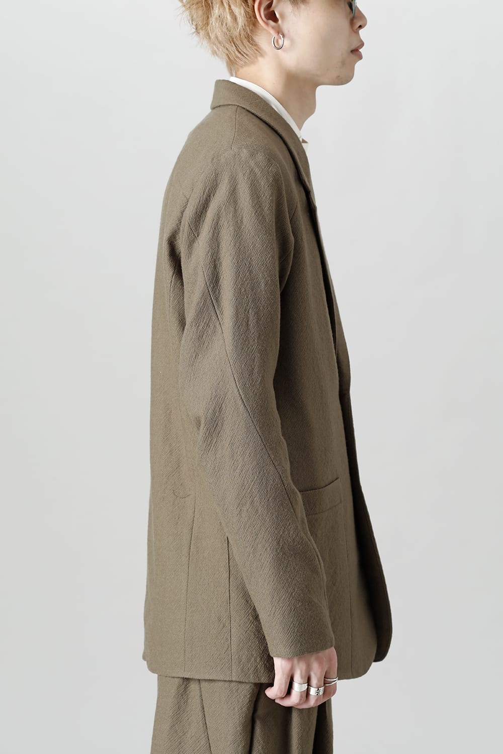 FASCINATE Limited Jacket Virgin Wool Gray Beige
