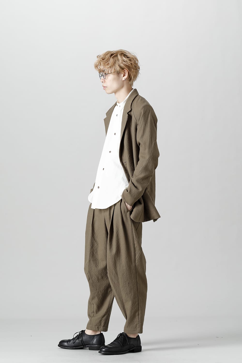 FASCINATE Limited Jacket Virgin Wool Gray Beige