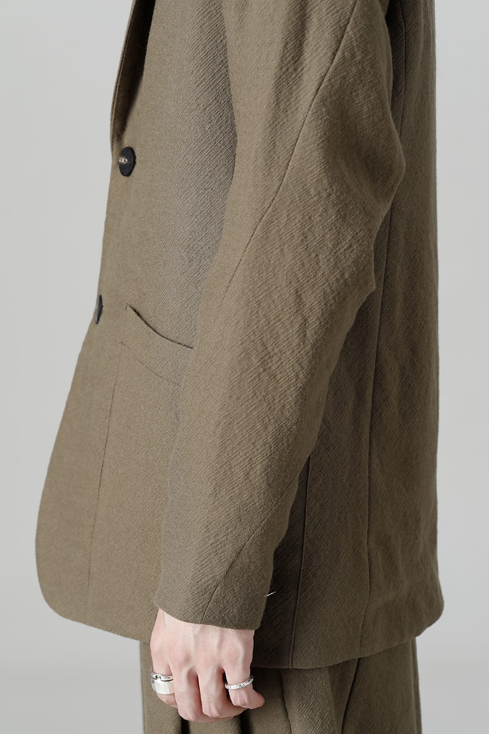 FASCINATE Limited Jacket Virgin Wool Gray Beige