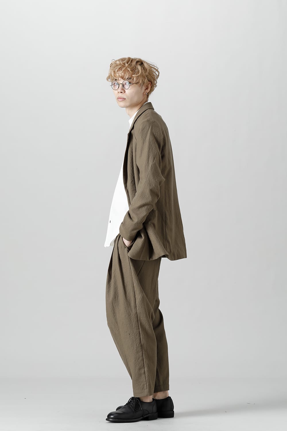 FASCINATE Limited Jacket Virgin Wool Gray Beige