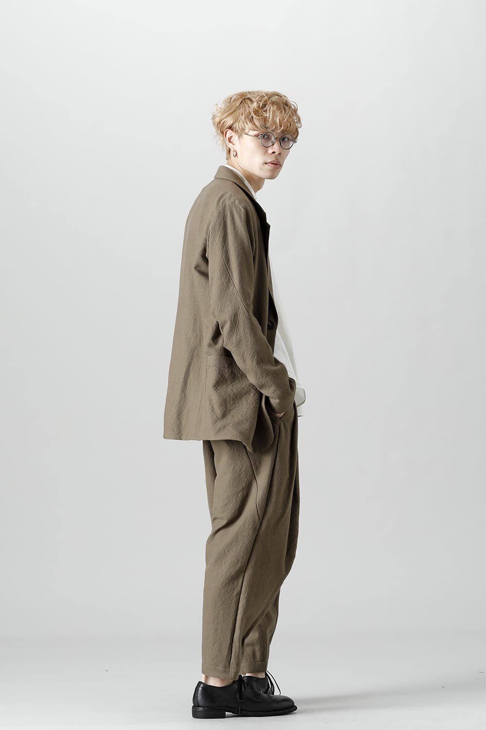 FASCINATE Limited Jacket Virgin Wool Gray Beige