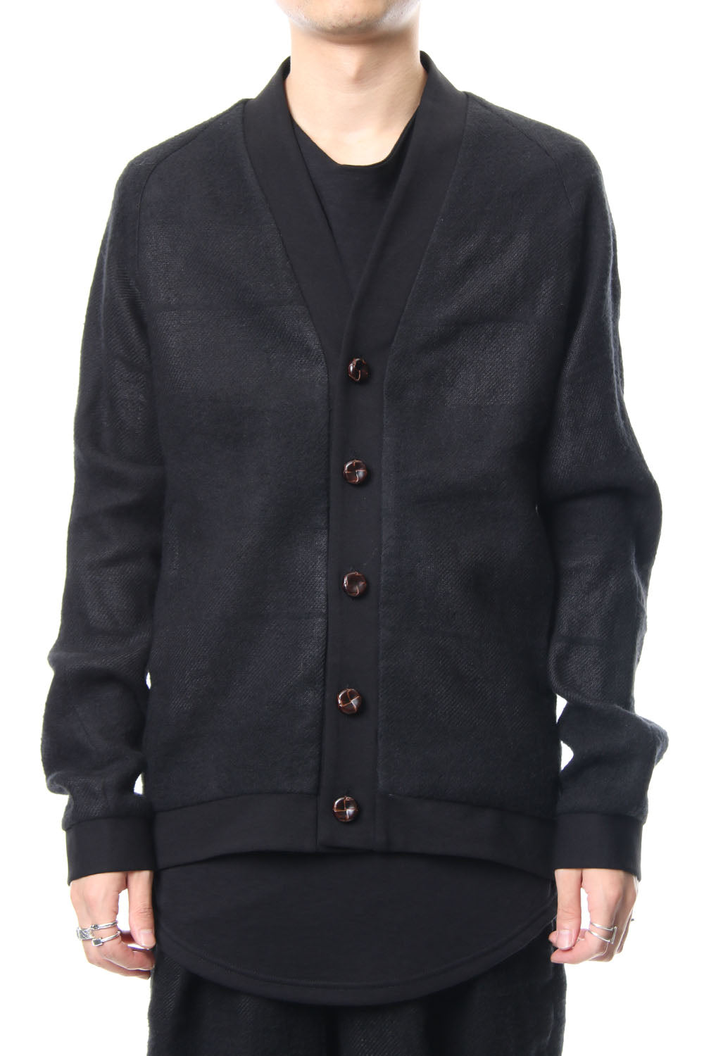 Jacket Camel / Linen Shadow Check