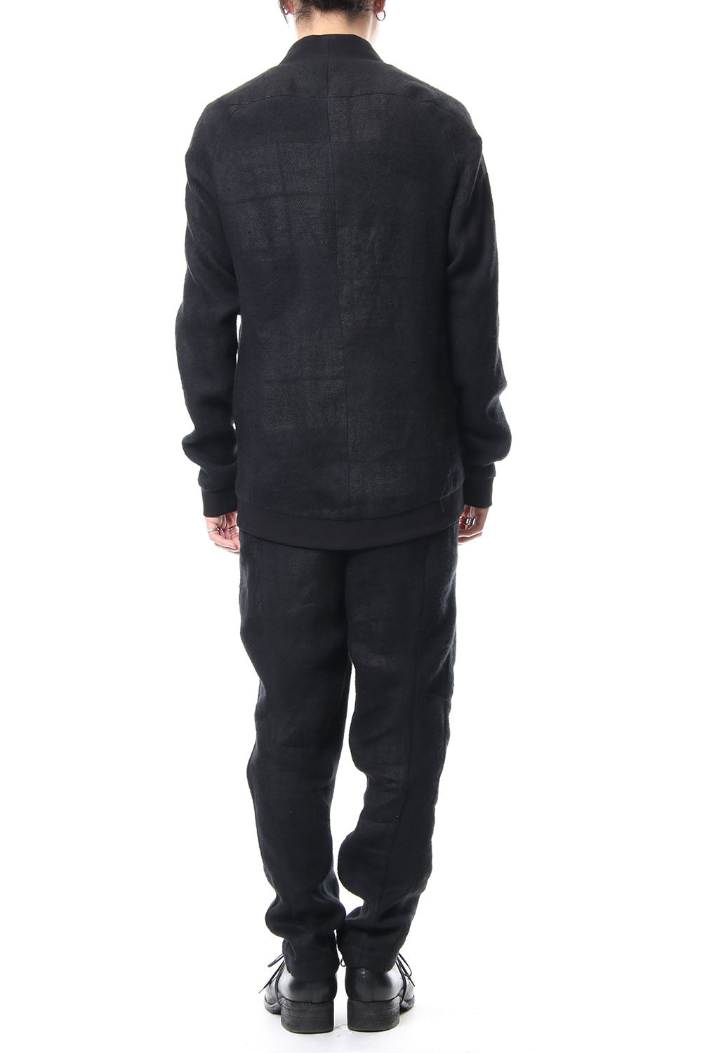 Jacket Camel / Linen Shadow Check