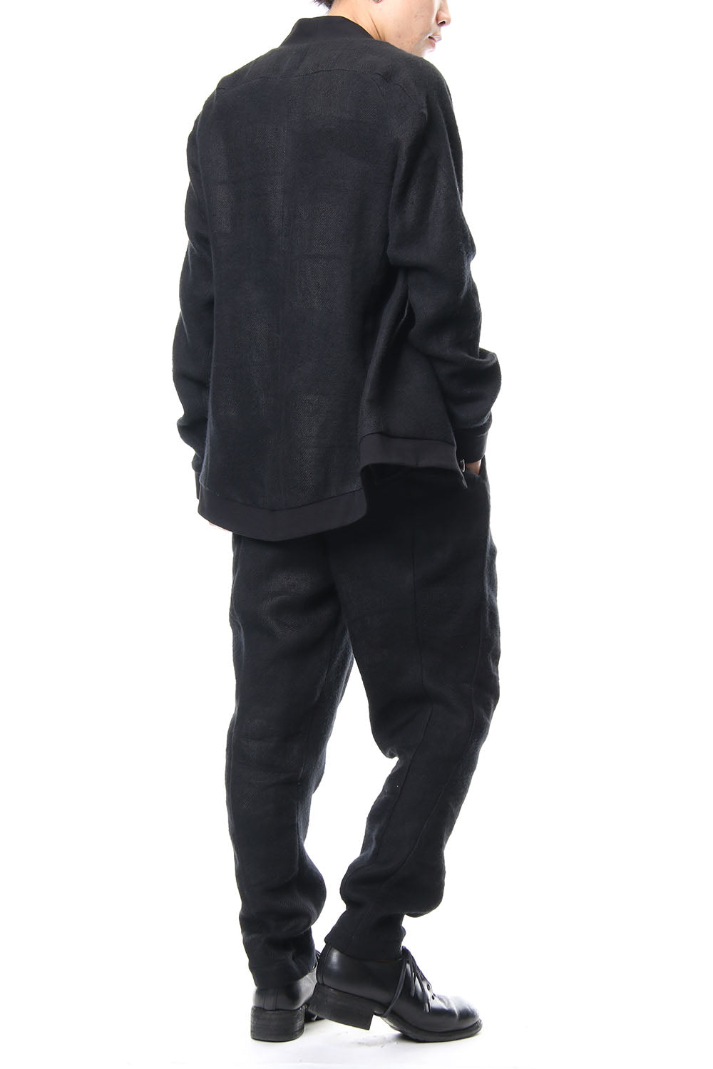 Jacket Camel / Linen Shadow Check