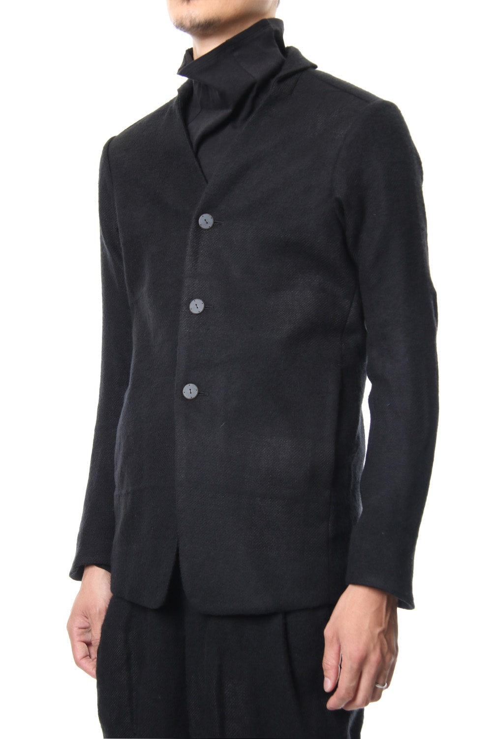 DEVOA Jacket Camel / Linen Shadow Check