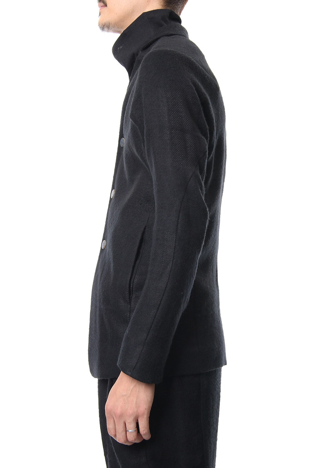 DEVOA Jacket Camel / Linen Shadow Check