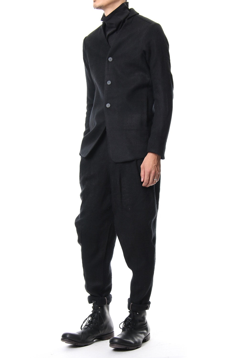 DEVOA Jacket Camel / Linen Shadow Check