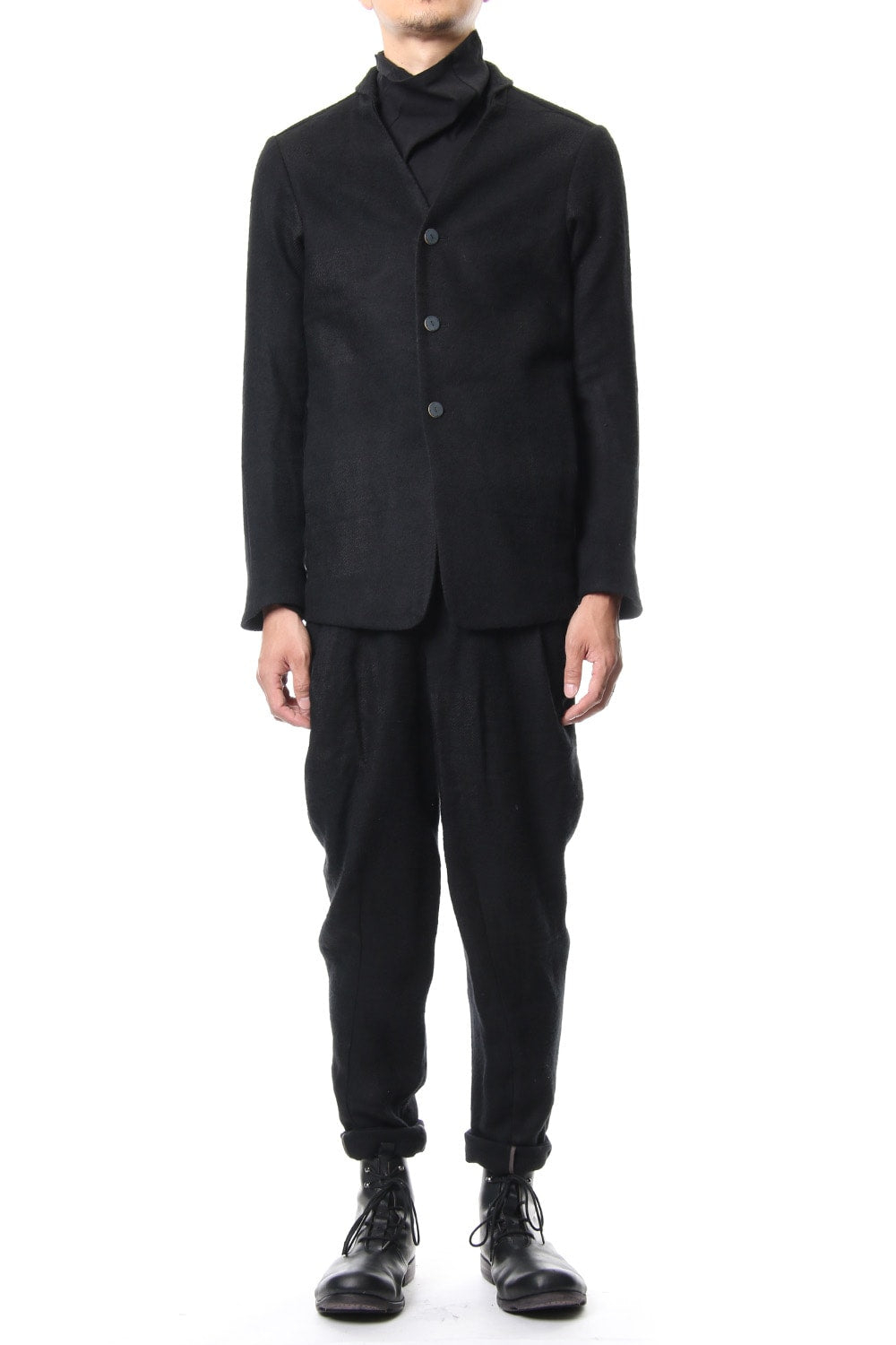 DEVOA Jacket Camel / Linen Shadow Check