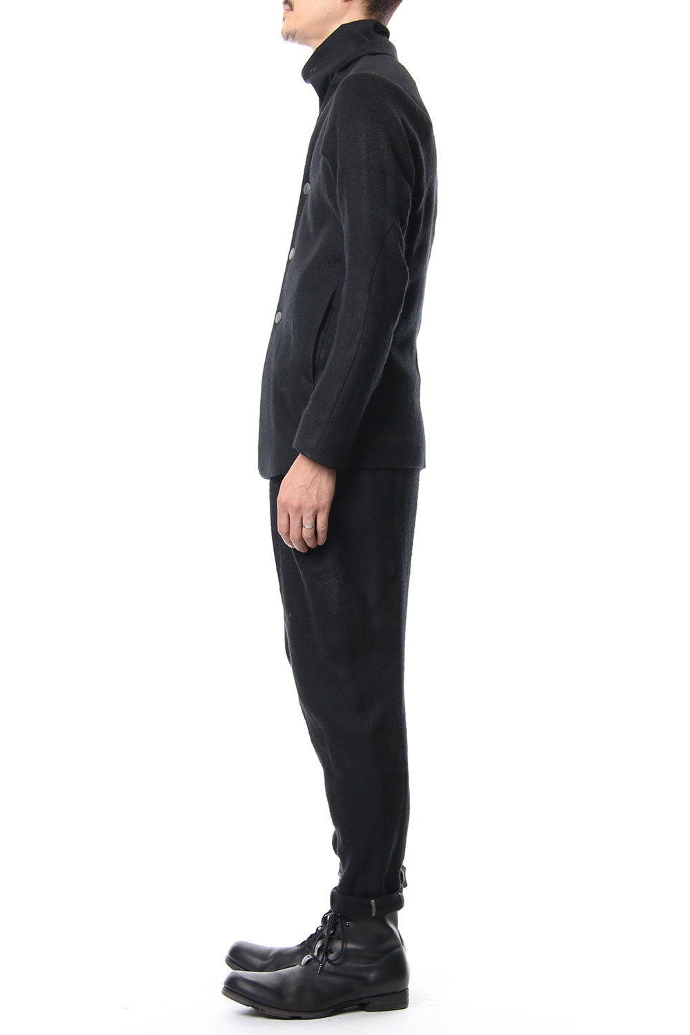 DEVOA Jacket Camel / Linen Shadow Check