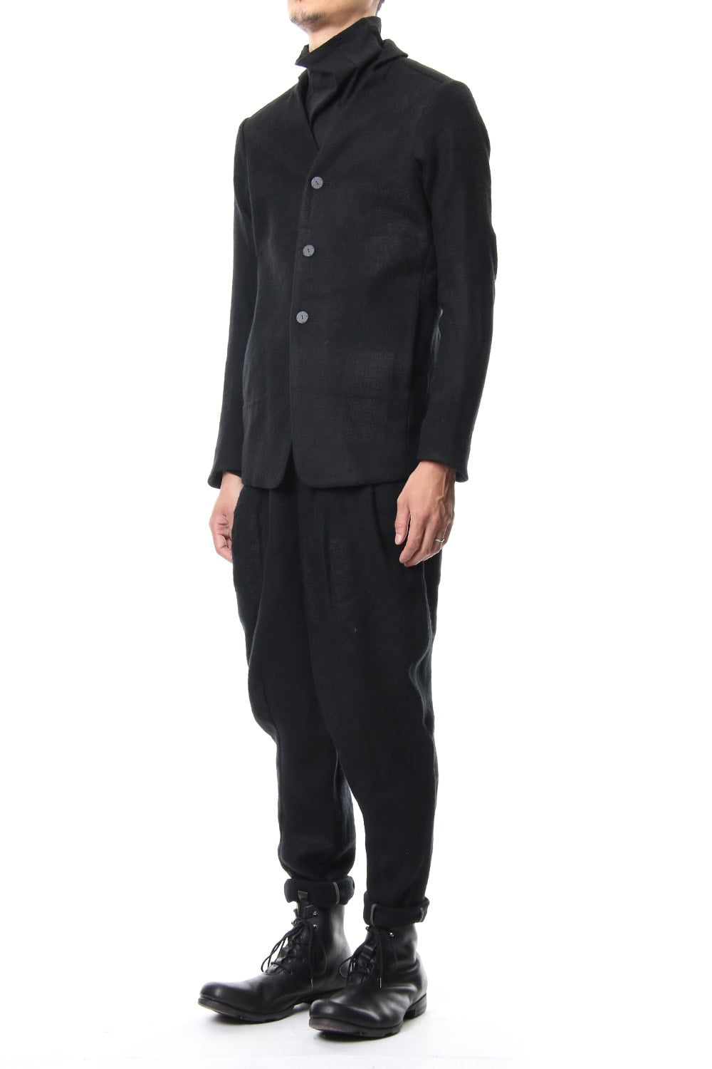 DEVOA Jacket Camel / Linen Shadow Check