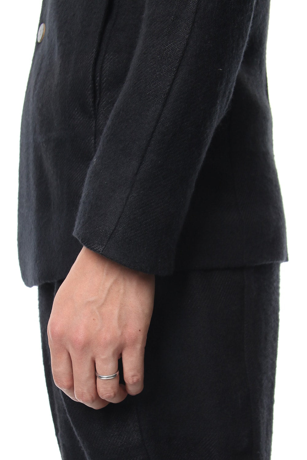 DEVOA Jacket Camel / Linen Shadow Check