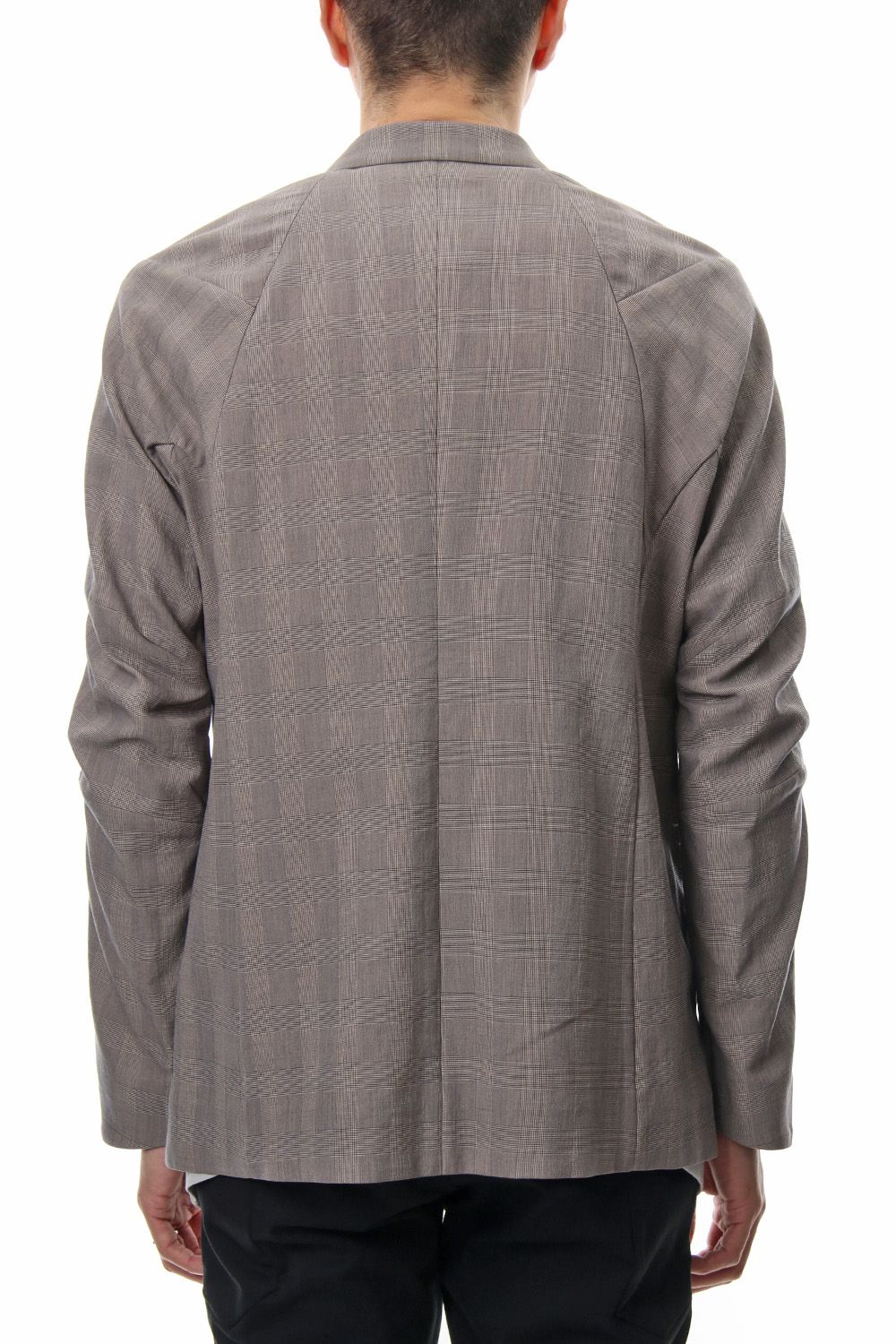 Jacket Cotton Glen Check - Beige