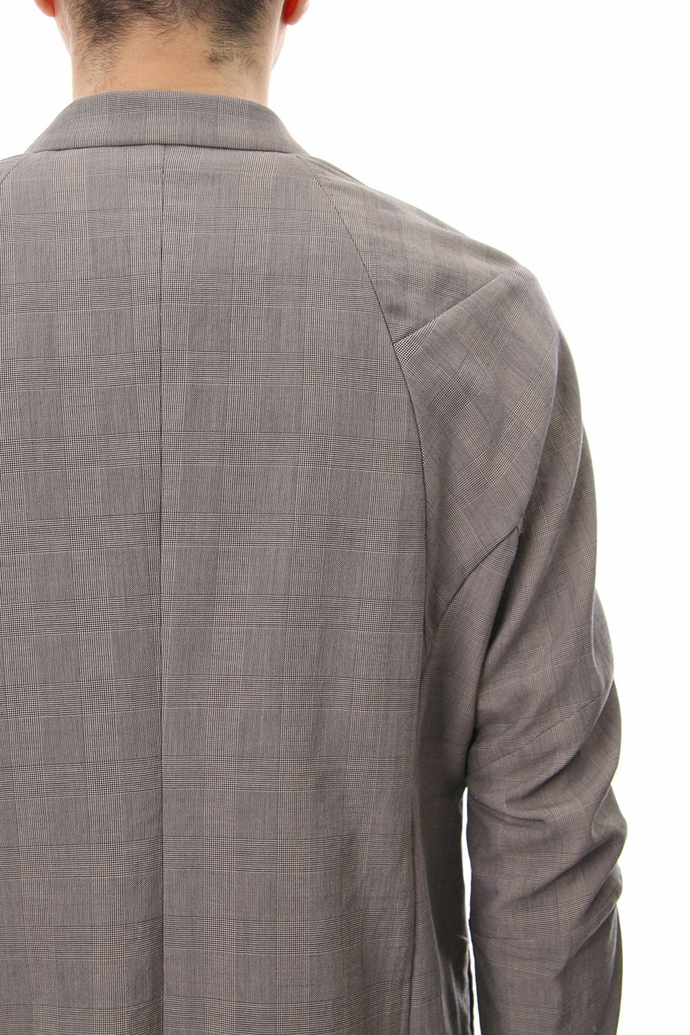 Jacket Cotton Glen Check - Beige
