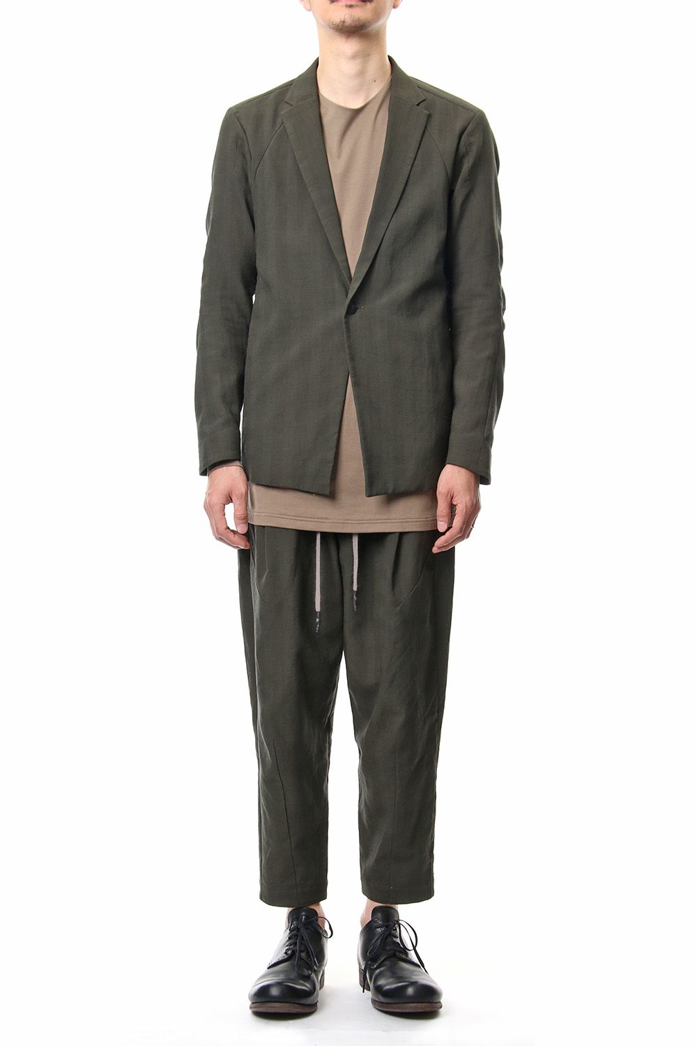 Jacket Cotton Glen Check - Moss Green