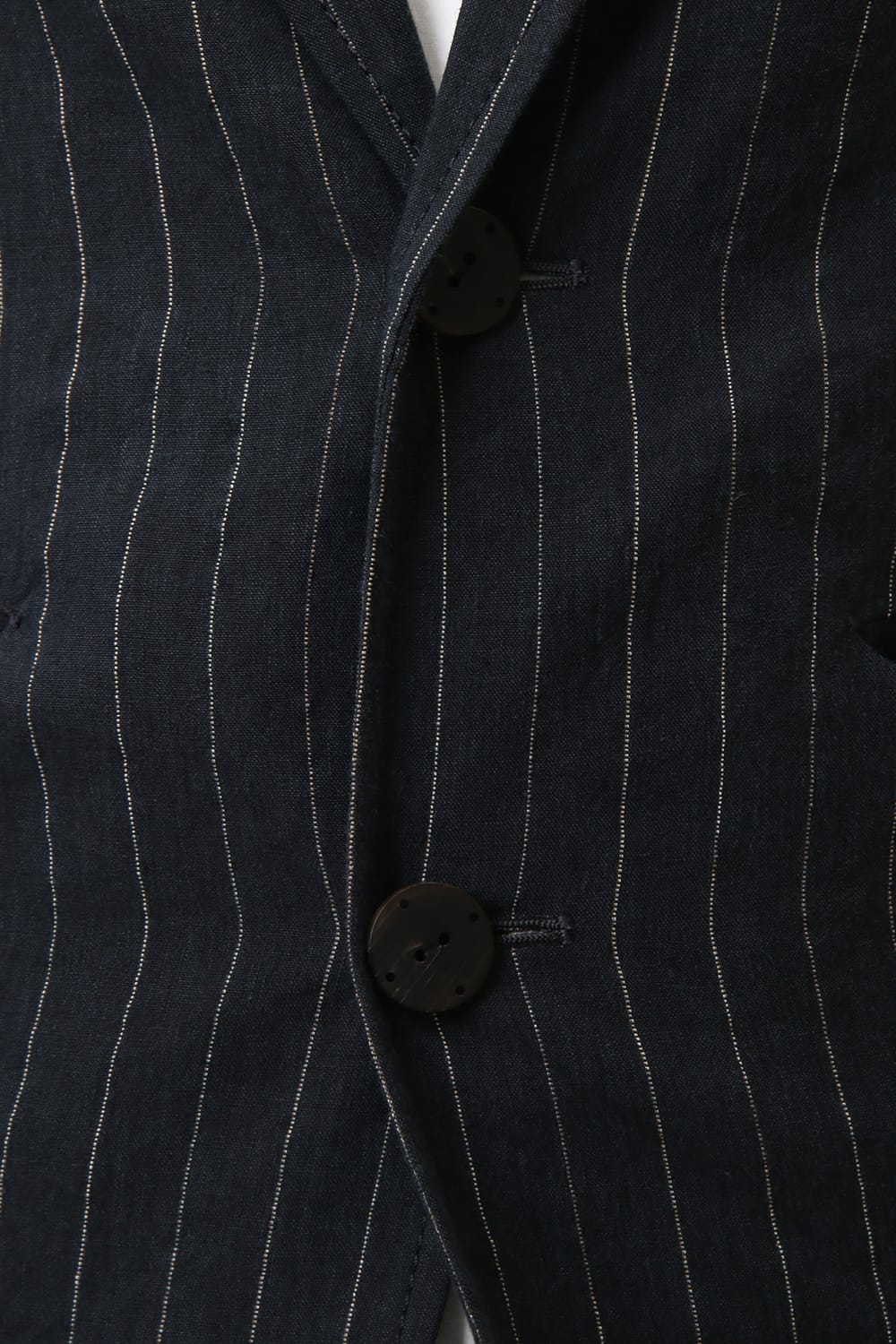 Jacket Linen viscose stripe Dark Navy