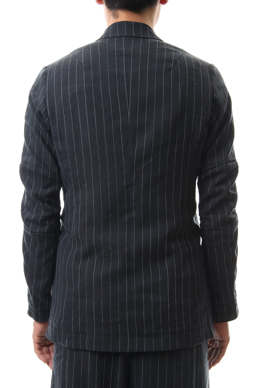 Jacket Linen viscose stripe Dark Navy
