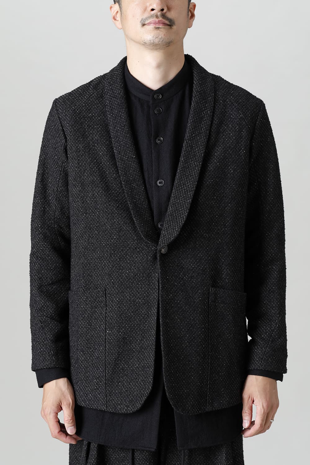 ジャケット シルクミックスジャガード