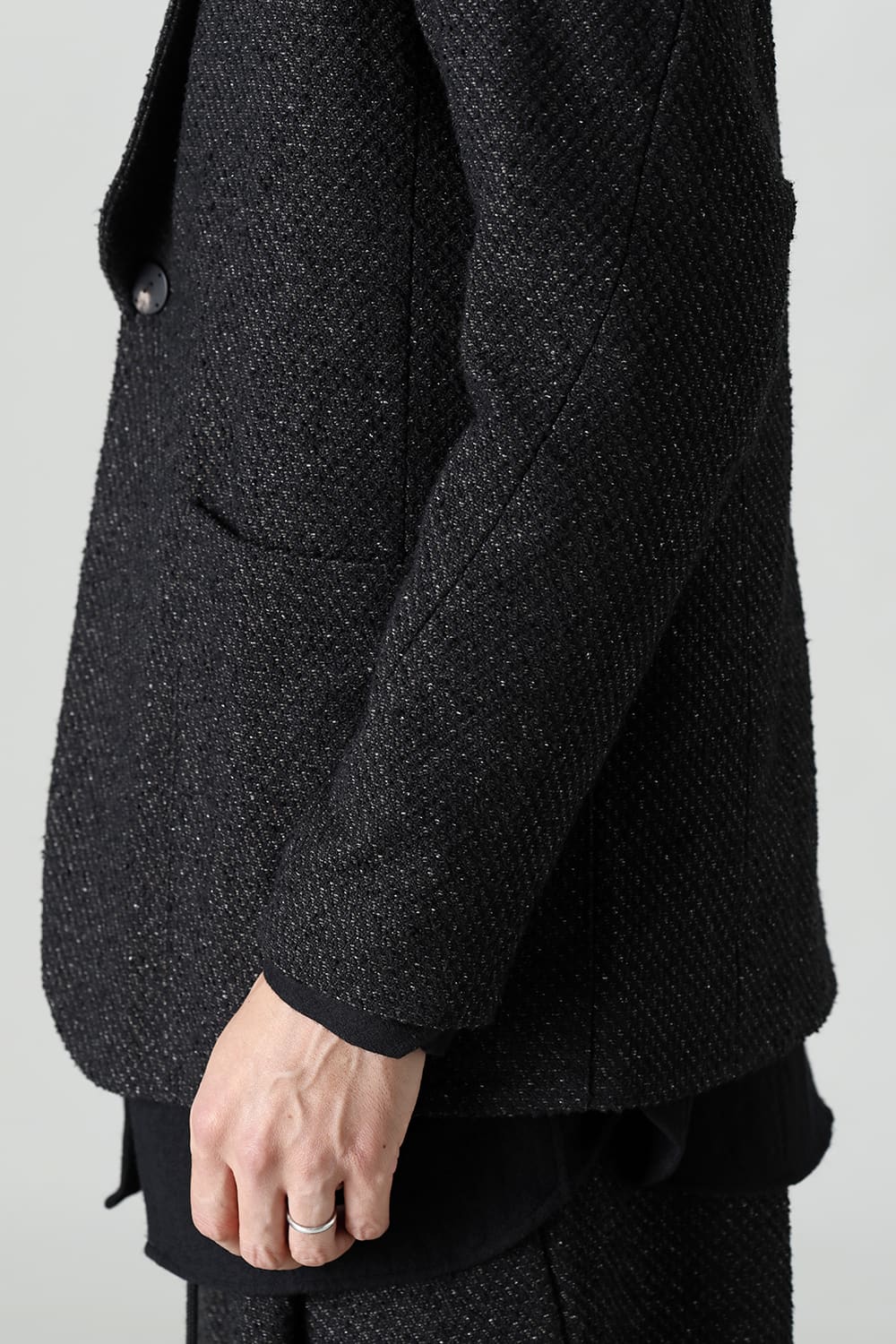 ジャケット シルクミックスジャガード