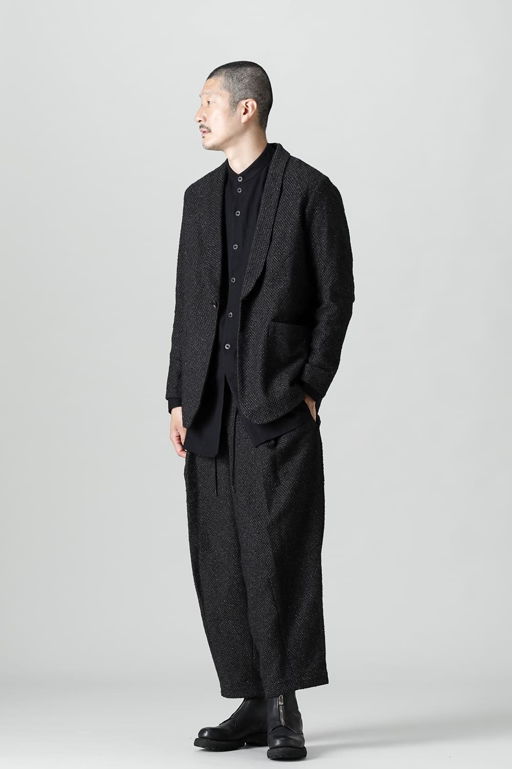 ジャケット シルクミックスジャガード