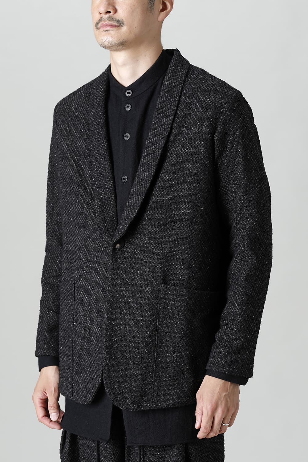 ジャケット シルクミックスジャガード